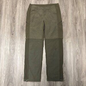 Kuhl Convertible Hiking Pants Women's Size 10 Straight Leg Taupe Brown Outdoor